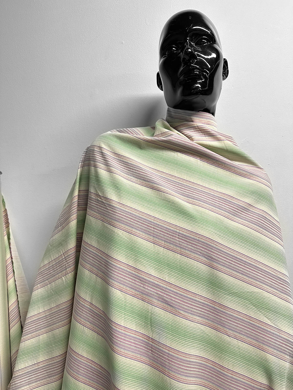 Italian Special Weave Sunkissed Striped Cotton - L'Etoffe Fabrics LLC