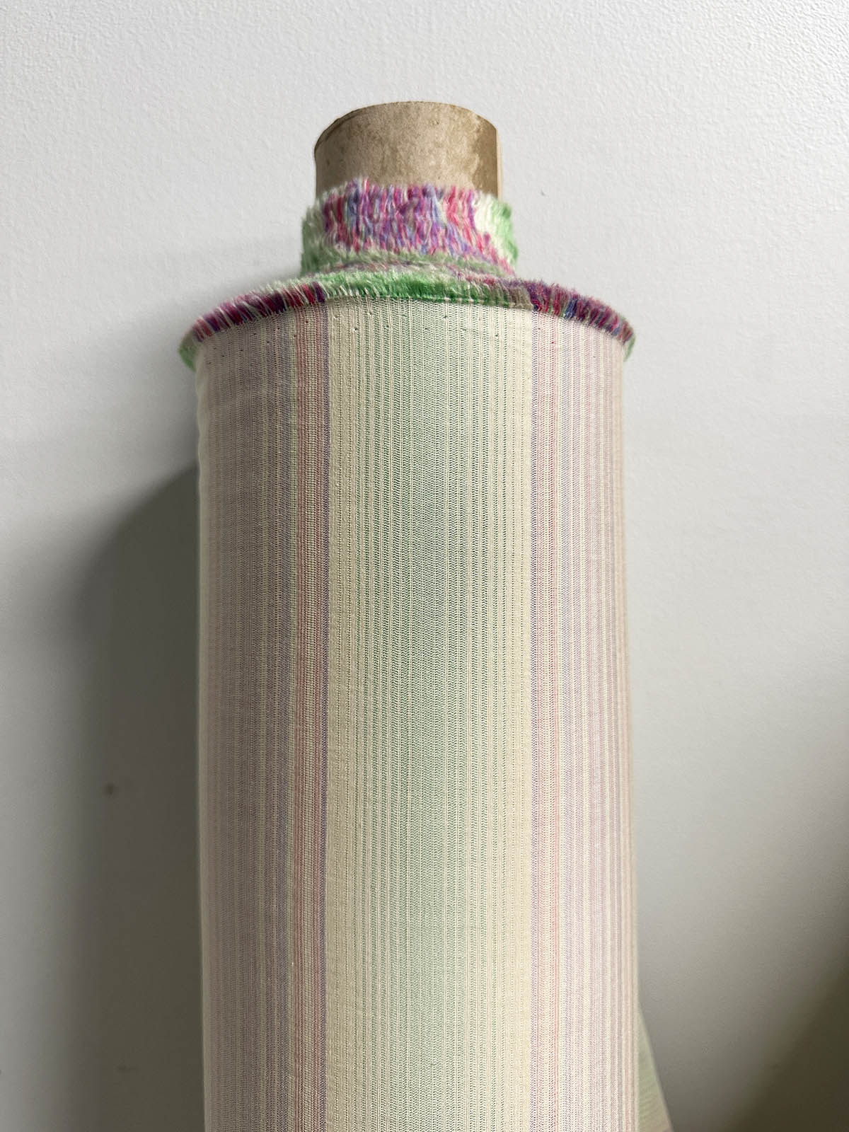 Italian Special Weave Sunkissed Striped Cotton - L'Etoffe Fabrics LLC