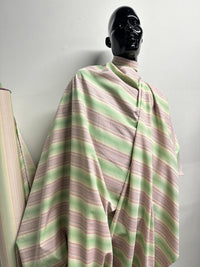 Italian Special Weave Sunkissed Striped Cotton - L'Etoffe Fabrics LLC