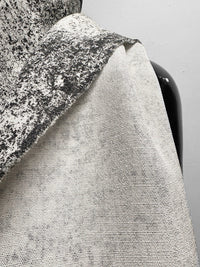 Italian Stone Print Linen Weave Viscose Silk - L'Etoffe Fabrics LLC