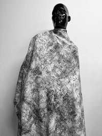 Italian Stone Print Linen Weave Viscose Silk - L'Etoffe Fabrics LLC
