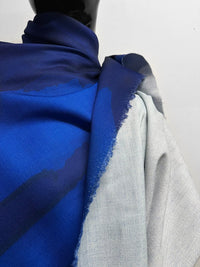 Italian Stretch Wool Twill Panel - L'Etoffe Fabrics LLC