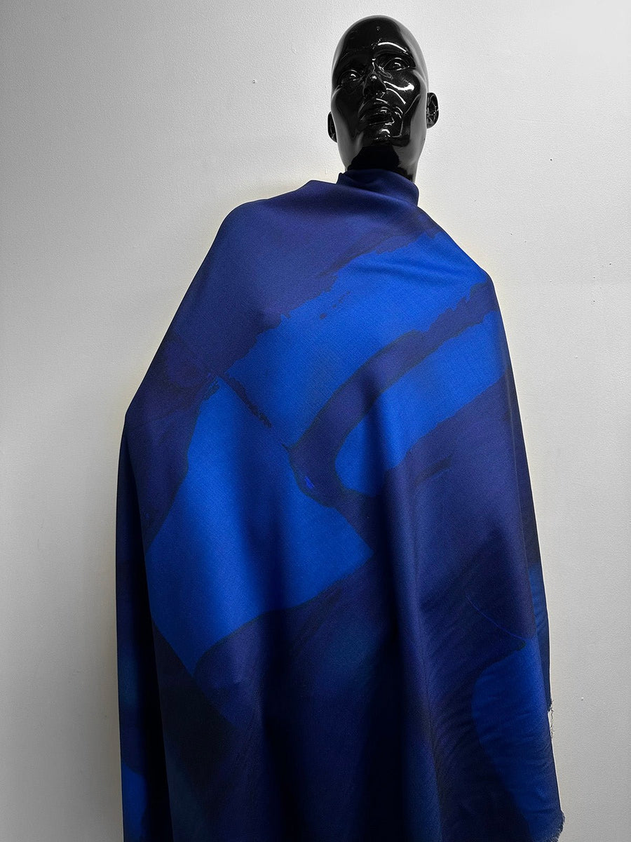 Italian Stretch Wool Twill Panel - L'Etoffe Fabrics LLC