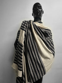 Italian Striped Linen Knit Jersey - L'Etoffe Fabrics LLC
