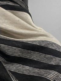 Italian Striped Linen Knit Jersey - L'Etoffe Fabrics LLC