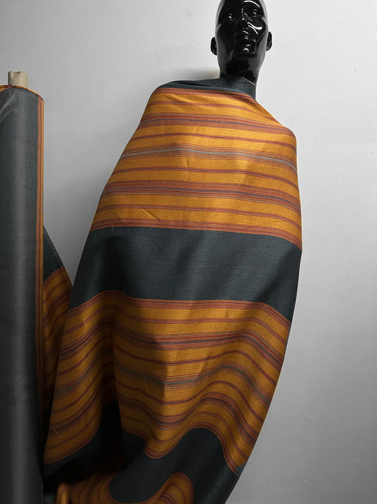 Italian Striped Linen WIDE - L'Etoffe Fabrics LLC