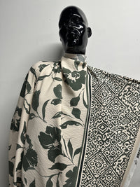 Italian Summer Border Print Floral - L'Etoffe Fabrics LLC