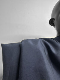 Italian Summer Cotton Viscose Twill Lining - Navy - L'Etoffe Fabrics LLC