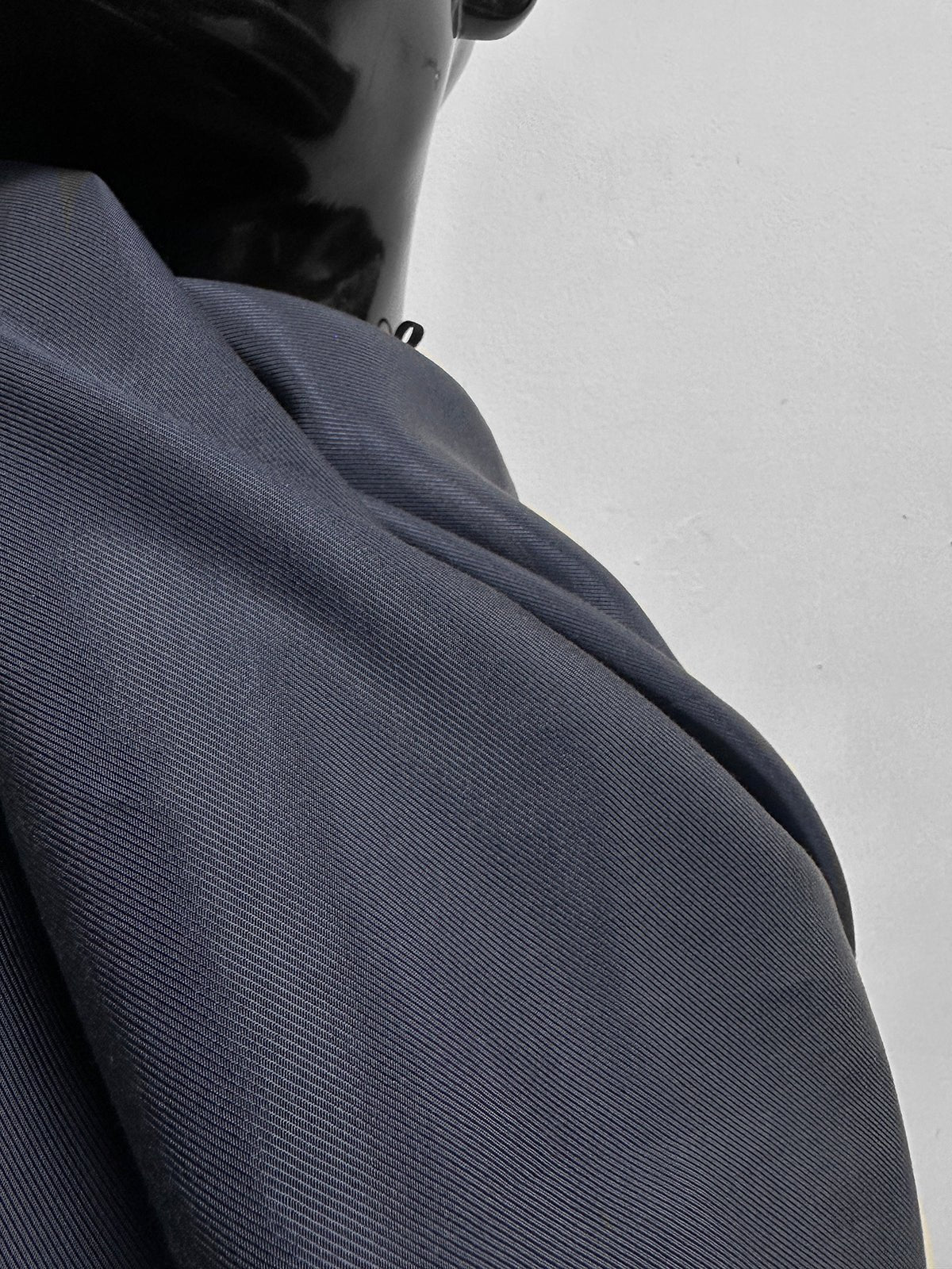 Italian Summer Cotton Viscose Twill Lining - Navy - L'Etoffe Fabrics LLC
