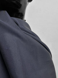 Italian Summer Cotton Viscose Twill Lining - Navy - L'Etoffe Fabrics LLC