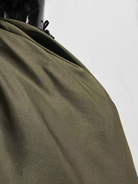 Italian Summer Cotton Viscose Twill Lining - Olive - L'Etoffe Fabrics LLC