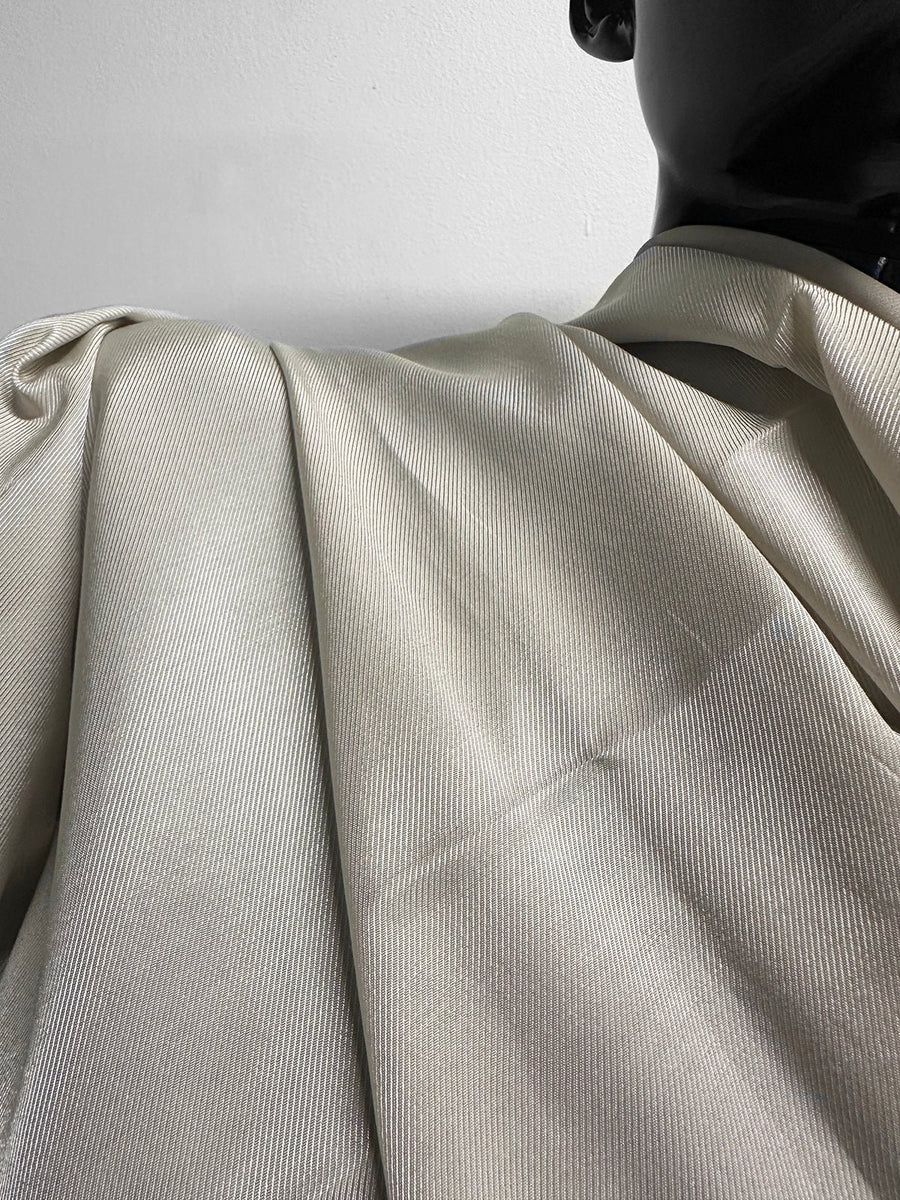 Italian Summer Cotton Viscose Twill Lining - Sand - L'Etoffe Fabrics LLC