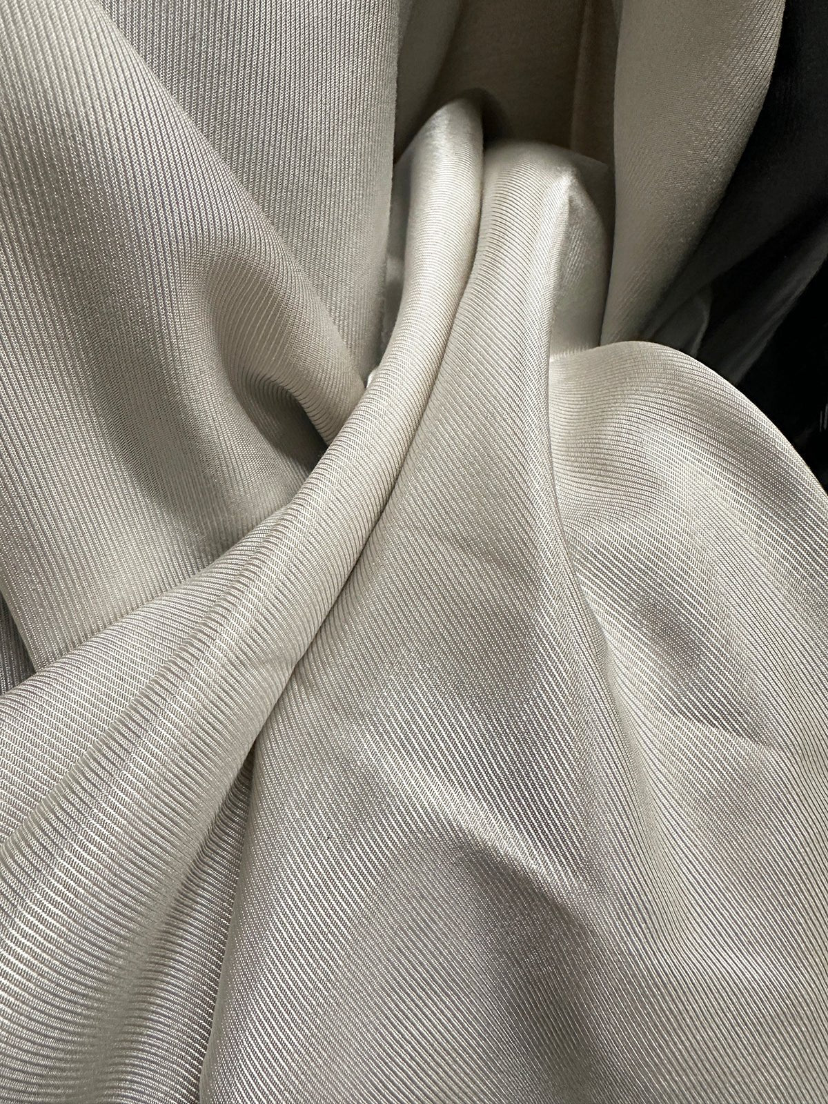 Italian Summer Cotton Viscose Twill Lining - Sand - L'Etoffe Fabrics LLC