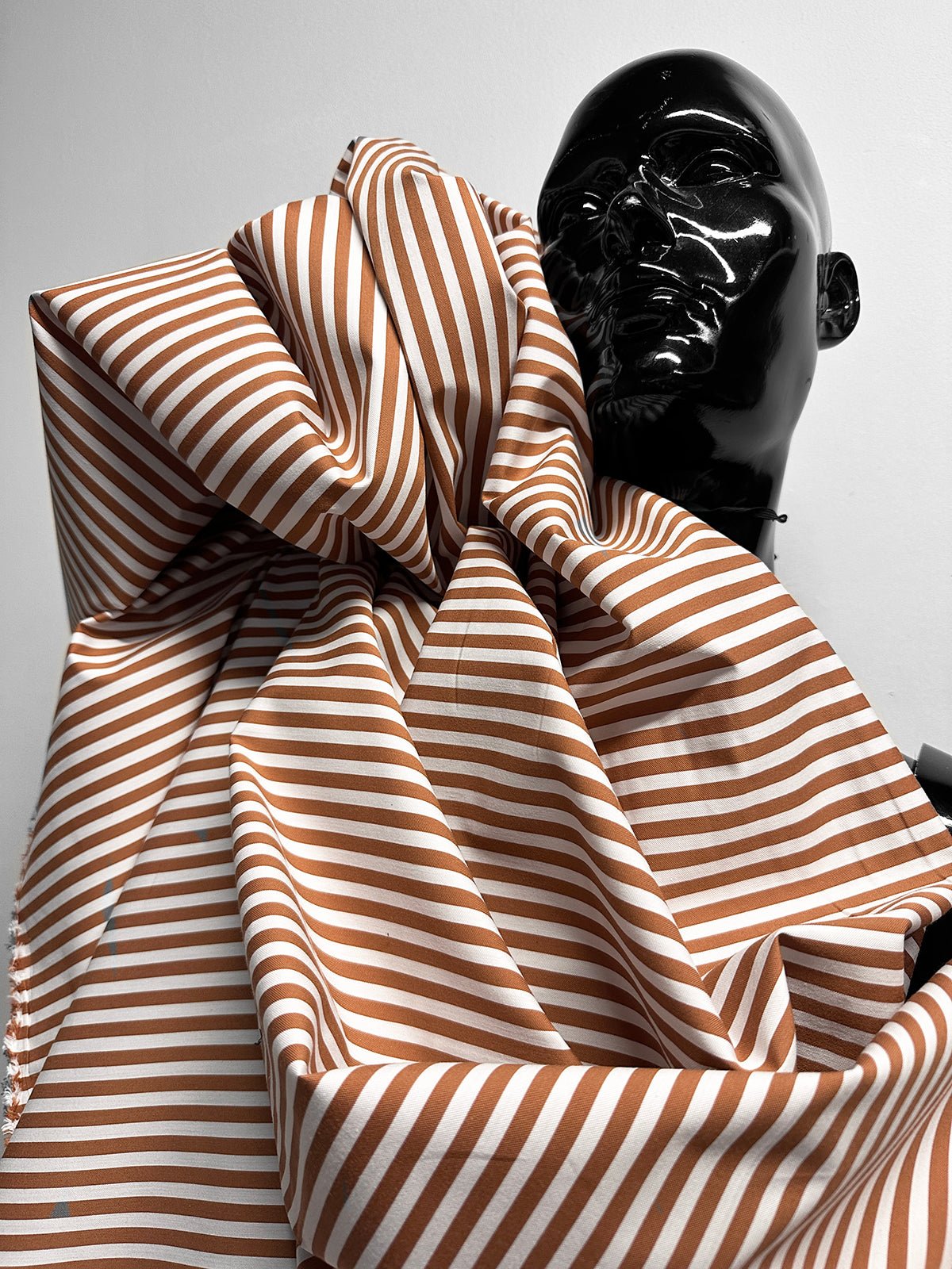 Italian Summer Sienna Striped Cotton - L'Etoffe Fabrics LLC