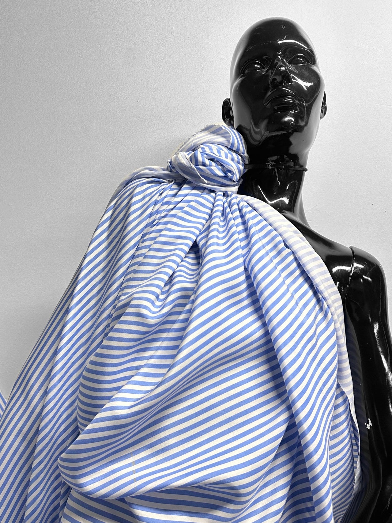 Italian Summer Striped Sandwashed Silk - L'Etoffe Fabrics LLC