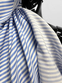Italian Summer Striped Sandwashed Silk - L'Etoffe Fabrics LLC