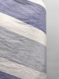 Italian Summer Striped Slub Linen Blend - L'Etoffe Fabrics LLC
