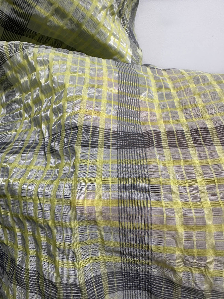 Italian Techno Couture Textured Organza - L'Etoffe Fabrics LLC