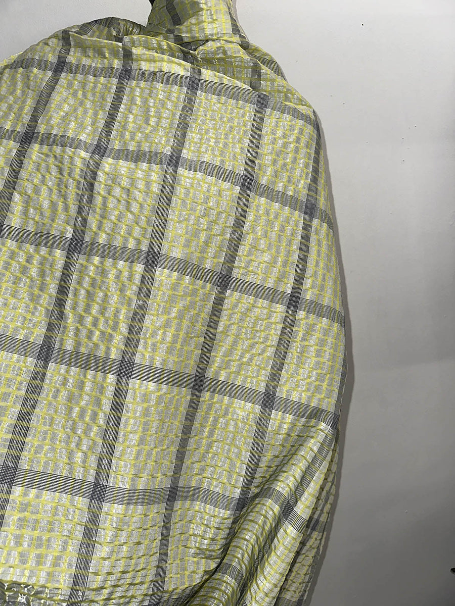 Italian Techno Couture Textured Organza - L'Etoffe Fabrics LLC