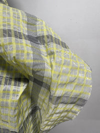 Italian Techno Couture Textured Organza - L'Etoffe Fabrics LLC