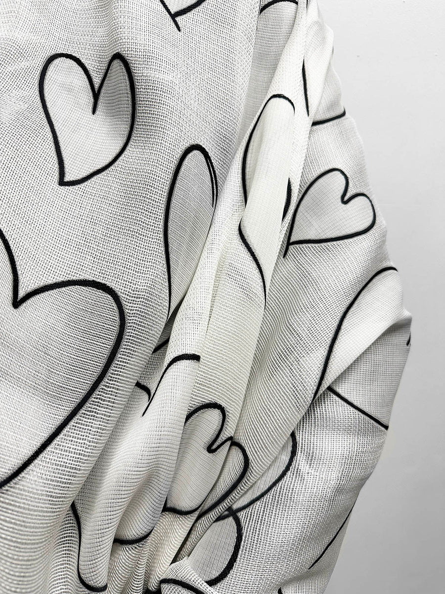 Italian "Treat Me Right" Silk Cotton Organza - L'Etoffe Fabrics LLC