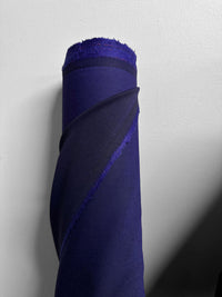 Italian Tropical Double Faced Royal Blue Summer Gabardine - L'Etoffe Fabrics LLC