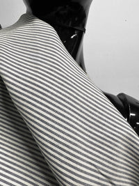 Italian Twill Stripe Cotton Twill - L'Etoffe Fabrics LLC