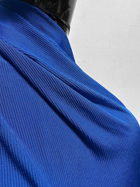 Italian Very Slinky Ribbed Grecian Drape Cotton - Sky Blue - L'Etoffe Fabrics LLC