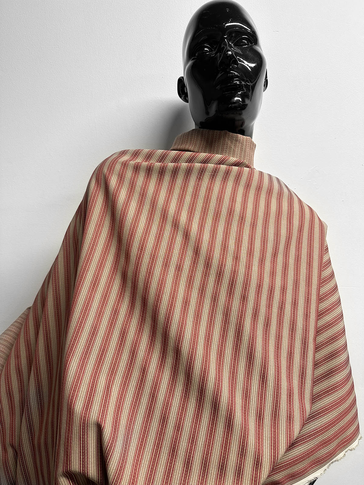Italian Vintage Inspired Striped Cotton Shirting - L'Etoffe Fabrics LLC