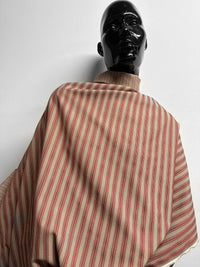 Italian Vintage Inspired Striped Cotton Shirting - L'Etoffe Fabrics LLC