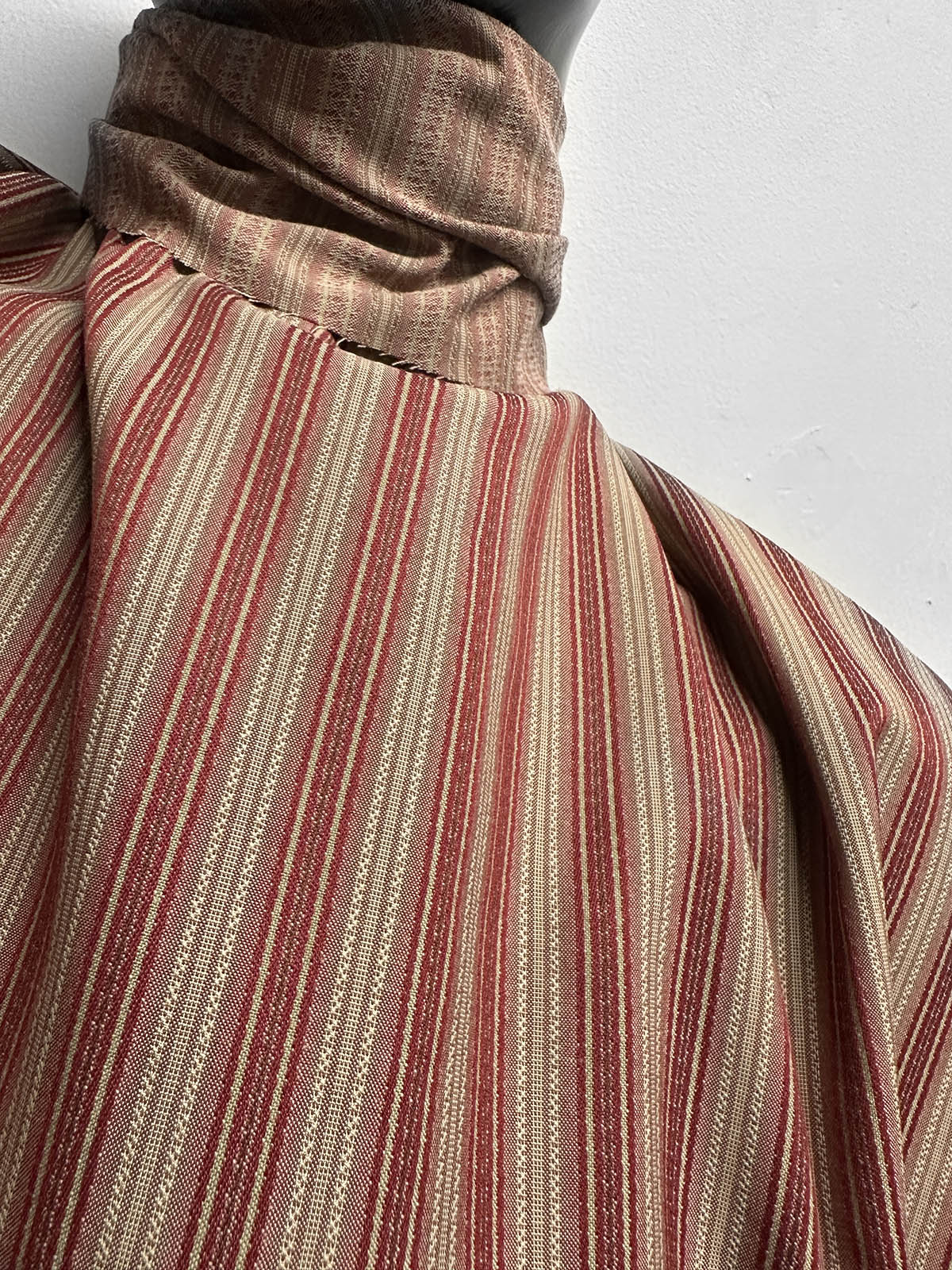 Italian Vintage Inspired Striped Cotton Shirting - L'Etoffe Fabrics LLC