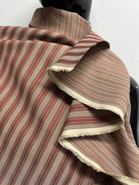 Italian Vintage Inspired Striped Cotton Shirting - L'Etoffe Fabrics LLC