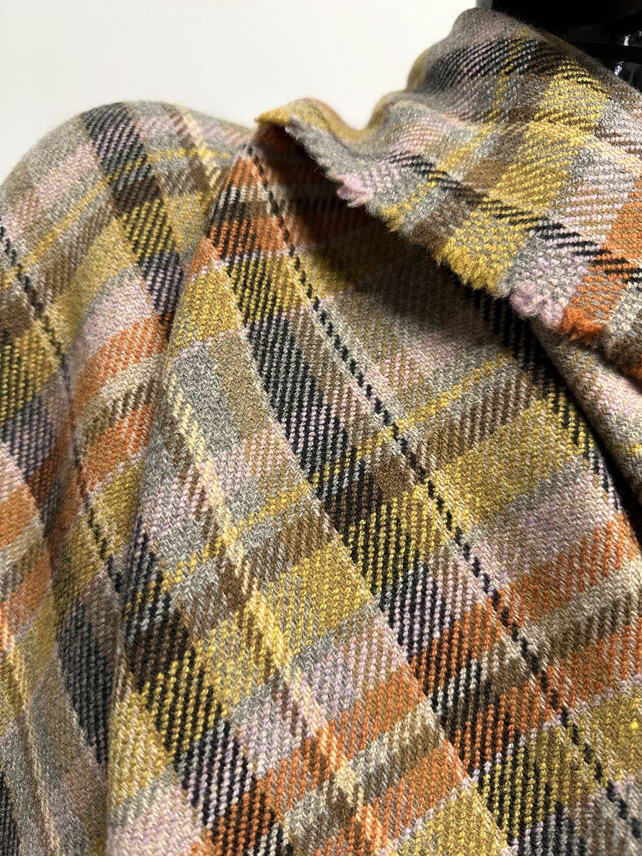 Italian Virgin Wool Plaid - L'Etoffe Fabrics LLC