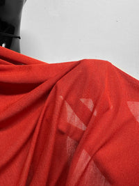 Italian Viscose Silk Light Jersey Rust - L'Etoffe Fabrics LLC