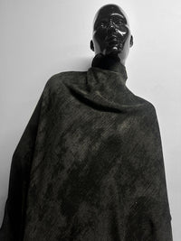 Italian Viscose Velvet Corduroy - Olive - L'Etoffe Fabrics LLC