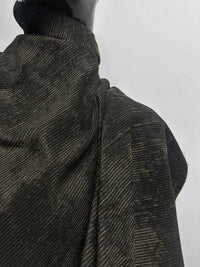 Italian Viscose Velvet Corduroy - Olive - L'Etoffe Fabrics LLC