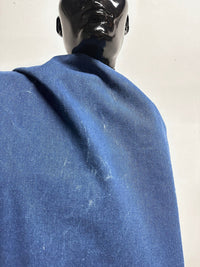 Italian Washed Soft Faded Denim Fabric - Dark - L'Etoffe Fabrics LLC