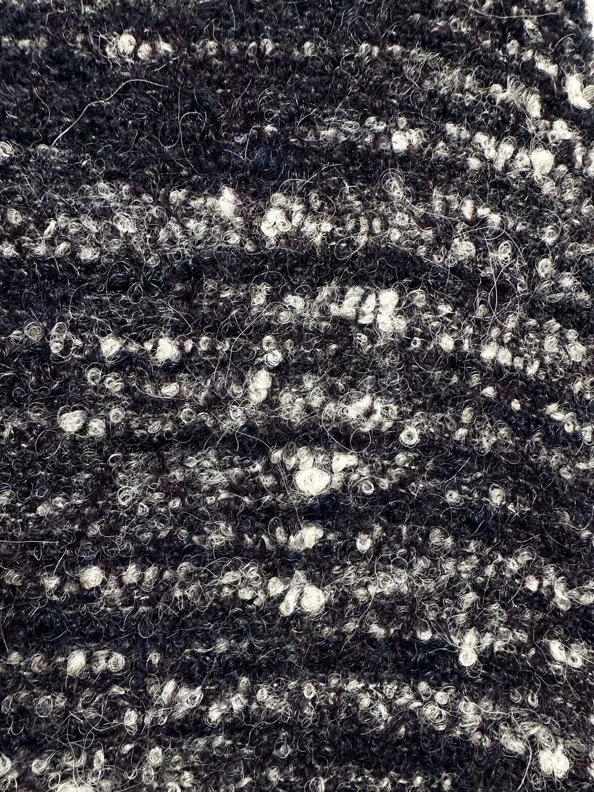 Italian Wool Alpaca Mohair Bouclé Knit Plum - L'Etoffe Fabrics LLC