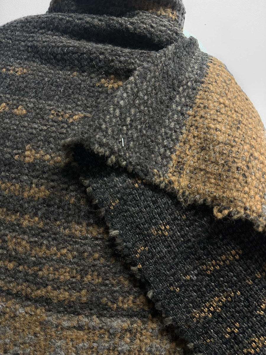 Italian Wool Chunky Sweater Knit Panel - L'Etoffe Fabrics LLC