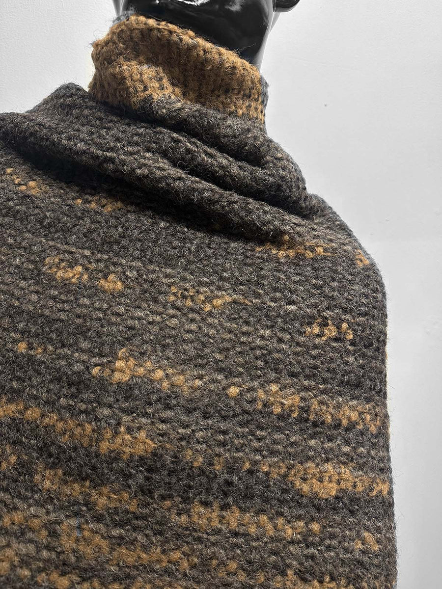 Italian Wool Chunky Sweater Knit Panel - L'Etoffe Fabrics LLC