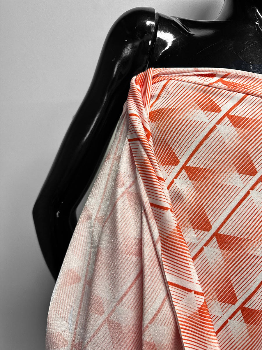 Italo Disco Print Swim Wear Fabric - L'Etoffe Fabrics LLC