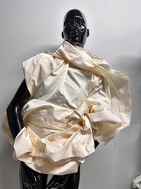 Ivory Peau de Soie Remnant Cuts - L'Etoffe Fabrics LLC