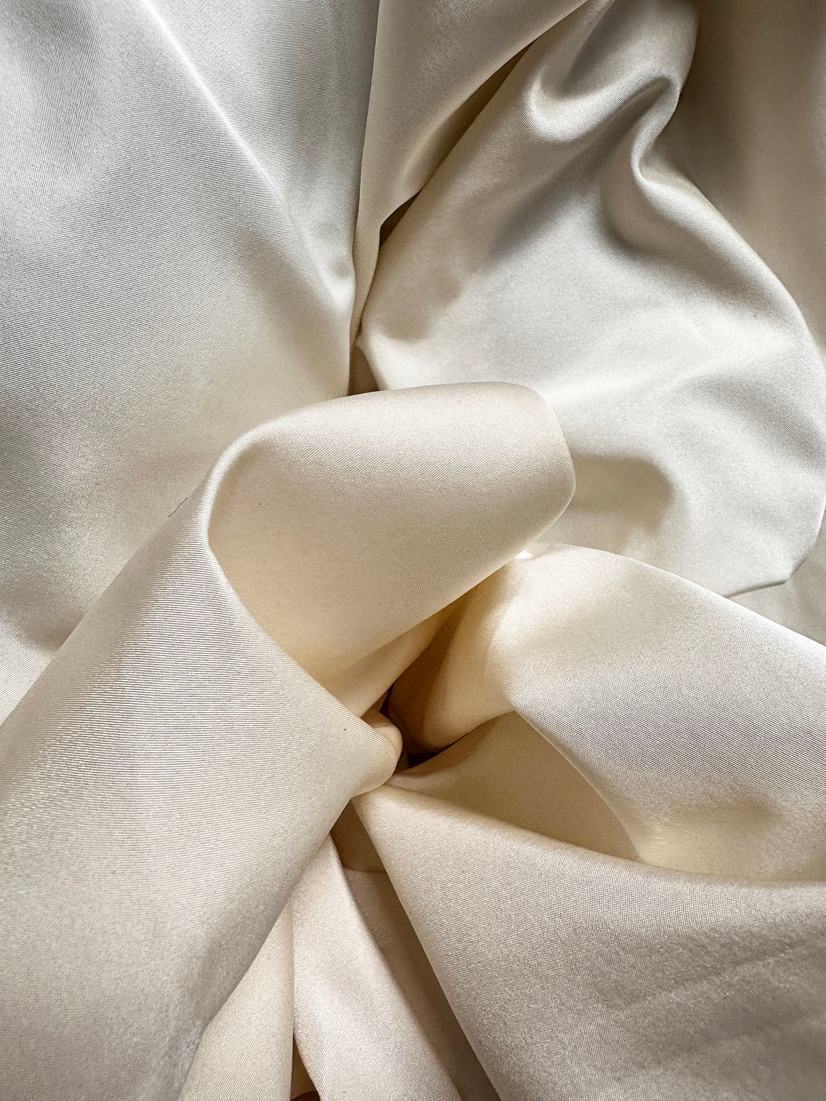 Ivory Peau de Soie Remnant Cuts - L'Etoffe Fabrics LLC