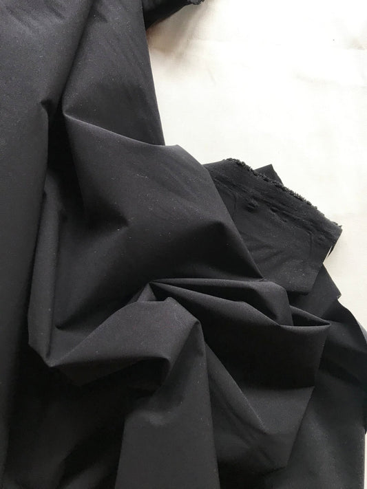 James Perse Matte Black Foundation Fabric - L'Etoffe Fabrics LLC