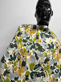 Japanese Fil a Coupé Jacquard Olive - L'Etoffe Fabrics LLC