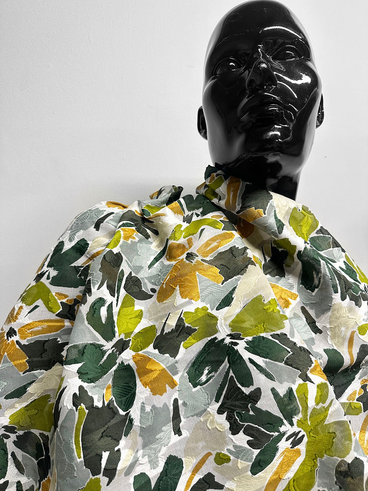 Japanese Fil a Coupé Jacquard Olive – L'Etoffe Fabrics LLC