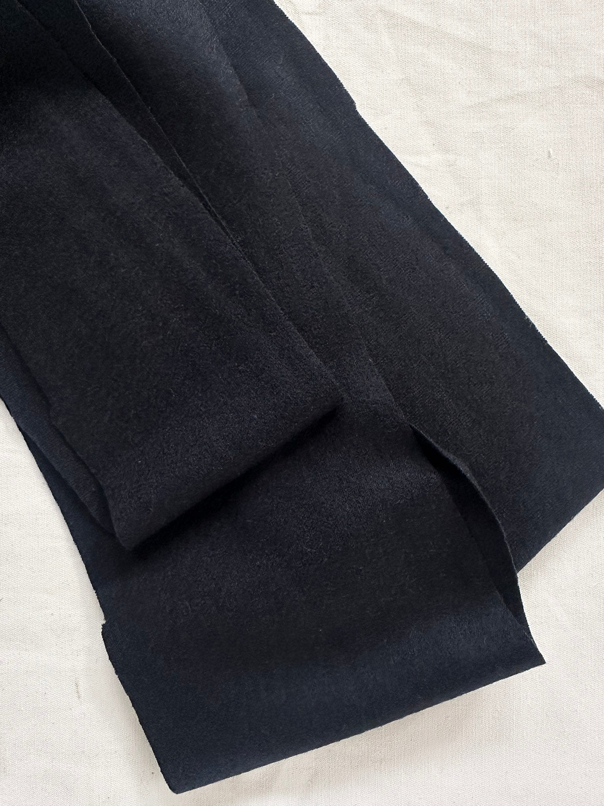 Japanese Very Soft Midnight Wool Jersey - L'Etoffe Fabrics LLC