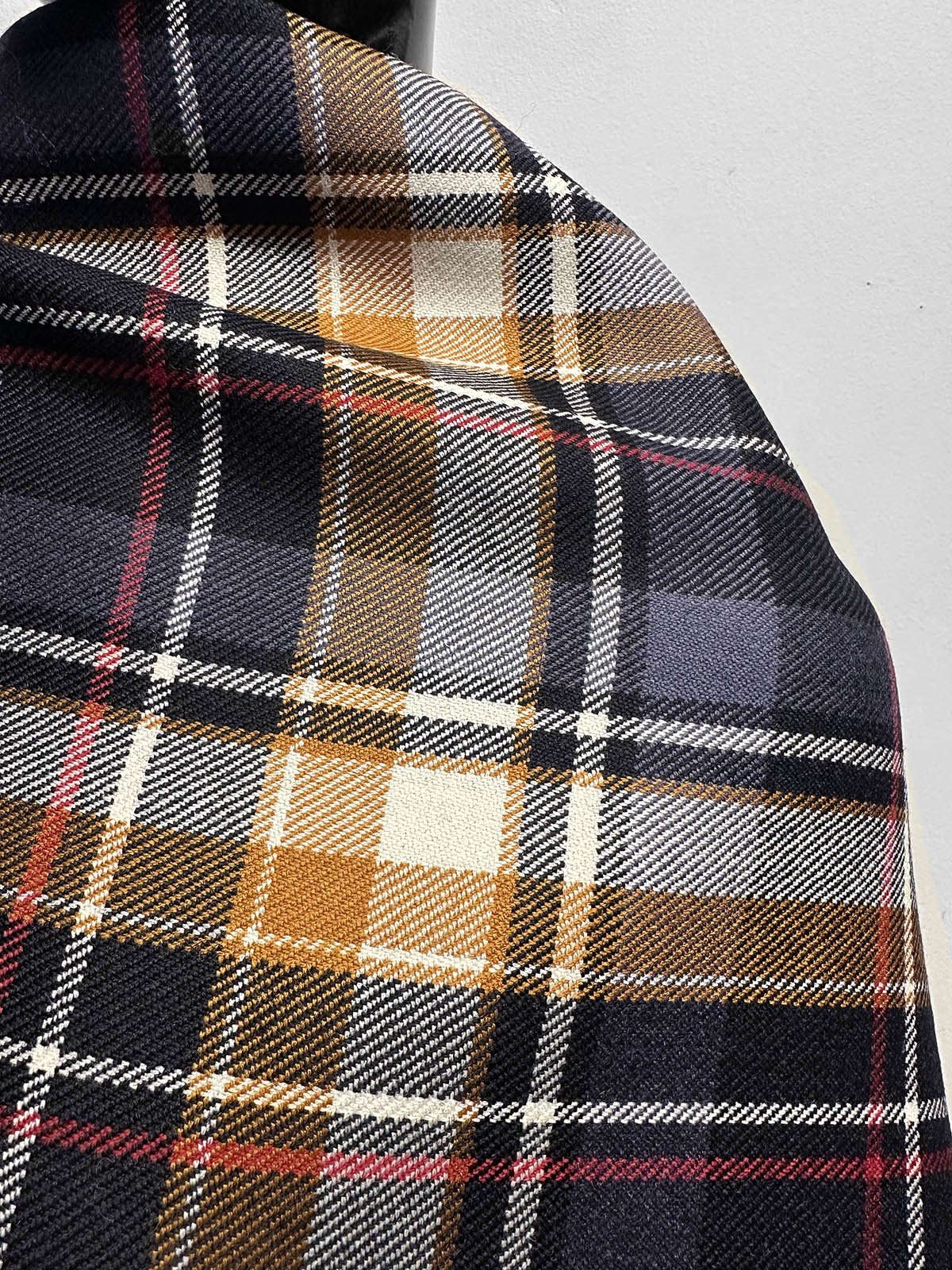 Japanese Wool Twill Plaid Robe Season - L'Etoffe Fabrics LLC