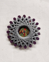 Light Grey Sajou Waxed Linen Button Thread 20 meters - L'Etoffe Fabrics LLC