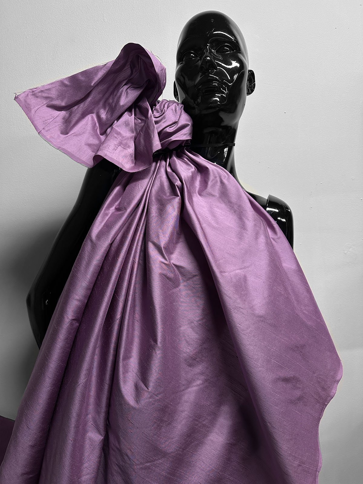 Lilac Silk Dupioni - L'Etoffe Fabrics LLC